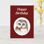 Grappig ouderdom, over de heuvel van de orthday Ow Kaart (Gele Bloem)