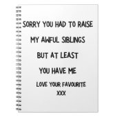 Grappig ouderlijk Notitieboek (Voorkant)