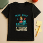 Grappig ouderlijk Shirt; expert in vergeten wachtw T-shirt