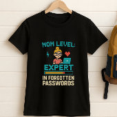 Grappig ouderlijk Shirt; expert in vergeten wachtw T-shirt