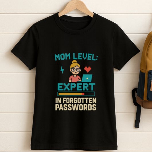 Grappig ouderlijk Shirt; expert in vergeten wachtw T-shirt