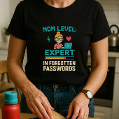 Grappig ouderlijk Shirt; expert in vergeten wachtw T-shirt