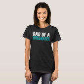 Grappig Ouderschap pa van een Threenager 1 T-shirt (Voorkant volledig)
