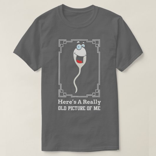 Grappig ouderwets Man, gegoten voor mannen boven T-shirt (Design voorkant)