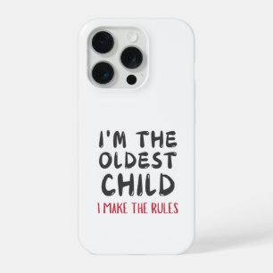 Grappig Oudste Kind Ik Maak De Regels iPhone 15 Pro Case