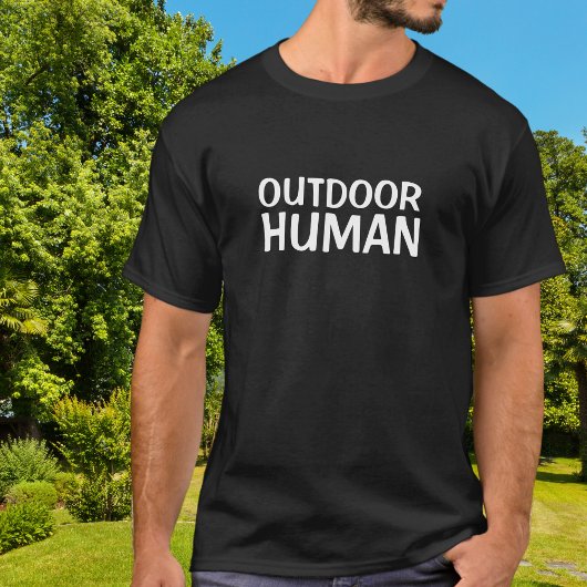 Grappig outdoor mens t-shirt
