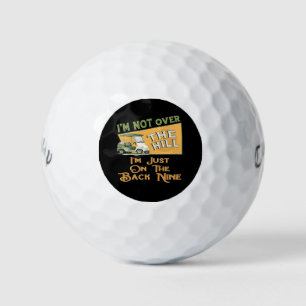 Grappig over de heuvel golfballen 70e verjaardag