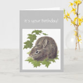 Grappig over de heuvel, Grey Hare Club. C Kaart (Gele Bloem)