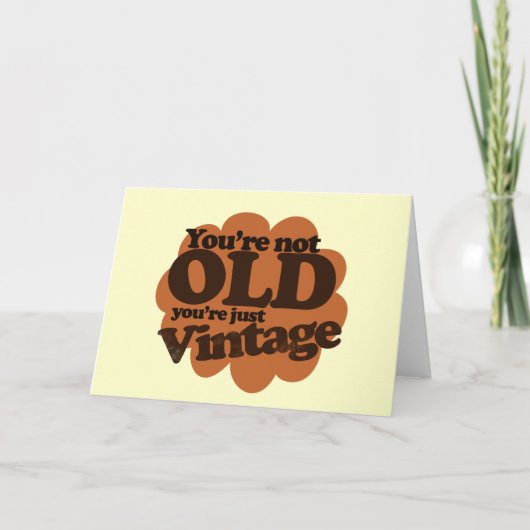 Grappig over de heuvel verjaardag kaart (Voorkant)