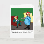 Grappig over de Hill Birthday Kaart (Voorkant)