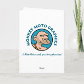 Grappig over de Hill Birthday Kaart (Achterkant)