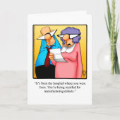 Grappig over de Hill Birthday Kaart voor hem (Voorkant)