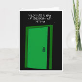 Grappig over de verjaardagswens van Hill Kaart (Voorkant)