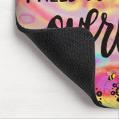 Grappig Over Denker Quote  Bloemroze Muismat (Hoek)