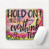 Grappig Over Denker Quote  Bloemroze Muismat (Met muis)