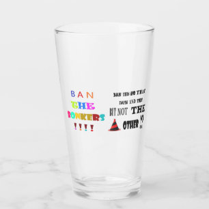 Grappig over het verbieden van dingen grafische ku glas