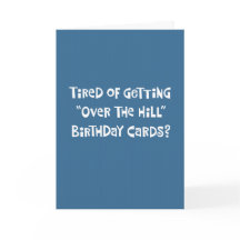 Grappig "Over the Hill" 59e verjaardag
