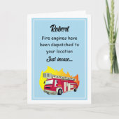 Grappig Over The Hill Gepersonaliseerd Wenskaart Kaart (Voorkant)