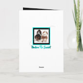 Grappig "Over The Hill" Verjaardag Kaart W / Basse (Achterkant)