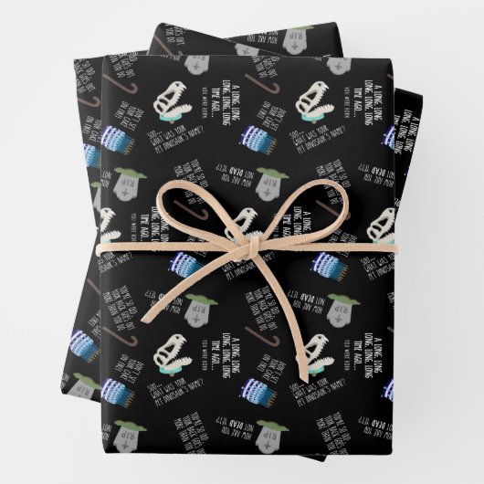 Grappig over the Hill Wrapping Paper (In situ)