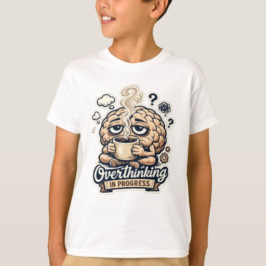 Grappig Overdenken In Uitvoering T-Shirt | Herkenb (Voorkant)