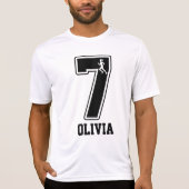 Grappig overeenkomend nummer 7 hardlooppaar met ei t-shirt (Voorkant)