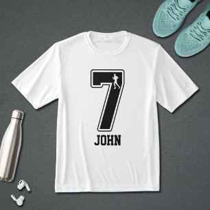 Grappig overeenkomend nummer 7 paar hardlopen aang t-shirt