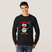 Grappig Overhemd met Pirate Penguin Animal Comic C T-shirt (Voorkant volledig)