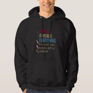Grappig Overhemd Pepa Weet Alles - Opa Gift Hoodie