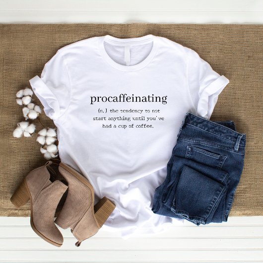 Grappig overhemd - Procaffeinating T-shirt