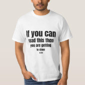 Grappig overhemd voor mannen t-shirt (Voorkant)