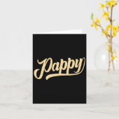Grappig overhemd voor Pappy Vaderdag Opa Opaatje Kaart (Gele Bloem)