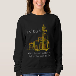 Grappig Oviedo Spanje Souvenir Hand getrokken Art Trui
