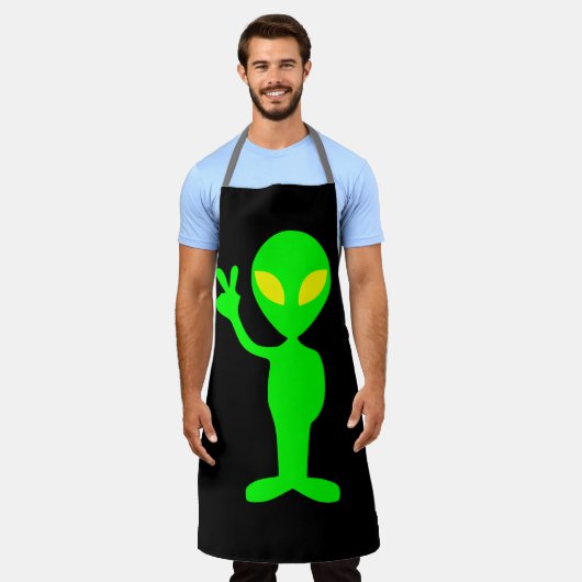 GRAPPIG PA ALIEN VREDESTEKEN KEUKEN SCHORT (Gedragen)