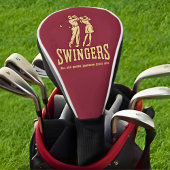 Grappig paar aangepaste Golf Gift Matching Golfheadcover