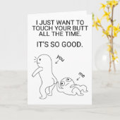 Grappig paar Jubileum Kaart voor haar (Gele Bloem)