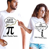 Grappig paar Pi dag T-shirt