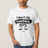 Grappig paar Shirt bijpassende Mannen (Voorkant)