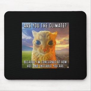 Grappig paar Valentijn Oranje kat meme ben jij de Muismat