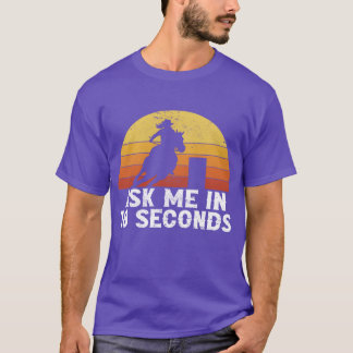 Grappig Paard Barrel Racing Barrel Racer cadeau T-shirt