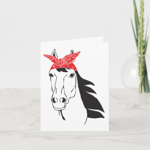 Grappig Paard Denkt Aan Jou, Hallo, Mis Je Kaart