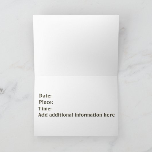 Grappig Paard en Koe Roddelen, Pensioenfeest Kaart (Binnen)