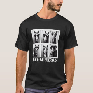 Grappig Paard Equestrian Portret PhotoBooth Neigh T-shirt