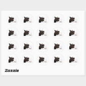 Grappig paard: Hay! Ronde Sticker (Vel)