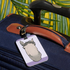 Grappig Paard Liefhebber Cadeau Snoet Bagagelabel
