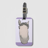 Grappig Paard Liefhebber Cadeau Snoet Bagagelabel (Voorkant (verticaal))