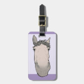 Grappig Paard Liefhebber Cadeau Snoet Bagagelabel (Voorkant verticaal)