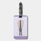 Grappig Paard Liefhebber Cadeau Snoet Bagagelabel (Achterkant verticaal)