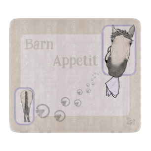 Grappig Paard Liefhebber Decoratie Cadeau Kop en S Snijplank