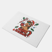 Grappig Paard Merry Horsemas Deurmat (Schuin)